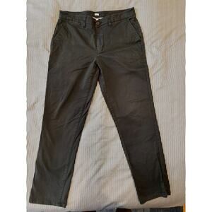 Katin Brand Pants Size 34 Green Cotton Twill 5 Pocket Chino Tapered Leg